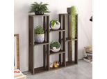 Skye Decor, Nevada - Walnut, Scaffale Multiuso, Noce, 100 % Melamin Coated Slipboard, 89,6 X 21,9 X 93,2 Cm