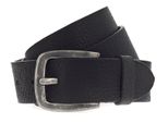 Vanzetti Pelle Cintura Denim Love 40Mm Full Leather Belt W100 Black Nero