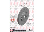 2X Zimmermann 100.1231.52 Disco Freno Asse Anteriore