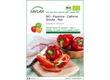 Saflax -- Peperone - California Wonder - Red - 20 Semi - Capsicum