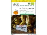 Saflax Insieme Di Coltivazione -- Zucca - Delicata - 6 Semi - Cucurbita