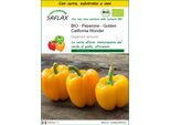 Saflax Insieme Di Coltivazione -- Peperone - Golden California Wonder - 20 Semi - Capsicum