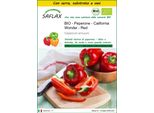 Saflax Insieme Di Coltivazione -- Peperone - California Wonder - Red - 20 Semi - Capsicum