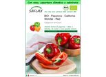 Saflax Garden To Go - Bio - Peperone - California Wonder - Red - 20 Semi - Capsicum