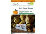 Saflax Garden In The Bag - Bio - Zucca - Delicata - 6 Semi - Cucurbita