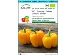 Saflax Set Regalo - Bio - Peperone - Golden California Wonder - 20 Semi - Capsicum