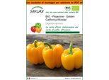 Saflax Garden In The Bag - Bio - Peperone - Golden California Wonder - 20 Semi - Capsicum