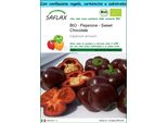 Saflax Set Regalo - Bio - Peperone - Sweet Chocolate - 10 Semi - Capsicum