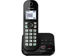 Panasonic KX-TGC463GB - Telefono Cordless - Segreteria Telefonica Con Identificativo Del Chiamante - Nero + 2 Portatili Aggiuntivi (K