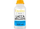 Creative Deco Lacca Finale Lucida, Acrilica | 500 Ml Base D'acqua | Vernice, Finitura Trasparente Per Legno, Compensato | Uso Interno E Esterno