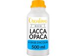 Creative Deco Vernice Finale Opaca Acrilica | Bottiglia 500 Ml Base D'acqua | Finitura Trasparente Per Legno Carta Compensato | Uso Interno Ed Esterno