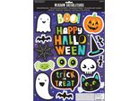 Adesivi Happy Halloween Per Finestre Decorazione Di Halloween Colorata - Taglia Unica