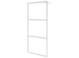 Vidaxl Schermo Doccia Per Cabina Doccia Vetro Semi-Opaco Esg 90X195Cm