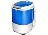 Costway Mini Lavatrice 170W Con Centrifuga, Lavatrice Da Campeggio Con Capacità Di 2,5 Kg, Carica Dall'alto Per Hotel, 36X34X51Cm