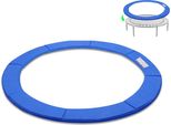 Trampolino Da Giardino Jopassy, Copertura Dei Bordi Ø305Cm 100% Resistente Ai Raggi Uv E Antistrappo Blu