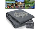 Jiubiaz Tenda Tappeto Campeggio Attrezzature Impermeabile Campeggio Tappeto Tenda Pavimento Tenda All'aperto Tarpaulin Picnic Coperta Tenda Pad Caravan 300X400Cm