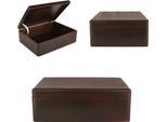 Creative Deco Xl Grande Marrone Scatola In Legno 40X30X14Cm | Con Coperchio | Contenitore Portaoggetti Per Decorare Cassetta Attrezzi Portagiochi