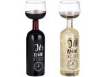 Relaxdays Bottiglia Da Vino In Vetro 750 Ml