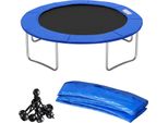 Copertura Per Bordo Trampolino Jopassy, Accessori Per Trampolino, Copertura Per Molle, Protezione Per Bordi, Tappetino Di Sicurezza, Resistente Ai Raggi Uv, Blu, Ø 244 Cm