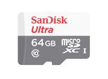 Scheda Sd Microsd 64GB Sandisk Ultra Classe 10 Incl. Adattatore