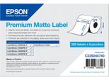 Epson Premium - Opaco - Adesivo Acrilico Permanente - Bianco Brillante - 105 X 210 Mm 2256 Etichette (8 Rotoli)