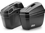 Coppia Valigie Laterali Monokey Givi E22 Nero 22L