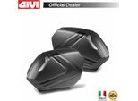 Coppia Valigie Laterali Monokey Side Givi V37NN Tech Carbon Look Fumè 37L