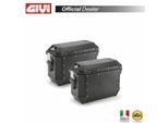 Coppia Valigie Laterali Monokey Givi ALA36B Trekker Alaska Black Line 36L