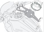 Flangia Serbatoio Tanklock/Tanklocked Givi BF21