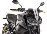 Cupolino Puig Naked Sport Fumè Scuro Omologato Abe Per Yamaha