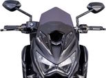 Cupolino Puig Naked Sport Fumè Scuro Omologato Abe Per Kawasaki