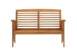 Vidaxl Panchina Da Giardino 119 Cm In Legno Massiccio Di Acacia