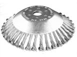 Spazzola Metallica Graphite Per Smerigliatrice A Scoppio 150/200 X 25,4 Mm, Dura/Morbida, Diametro Esterno 150/200 Mm, Foro Interno 25,4 Mm, Per La Pulizia Delle Pietre Della Pavimentazione (200 X 25,4 Mm, Dura)