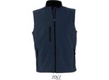 Sols 46601 | Gilet / Scaldacorpo Softshell Rallye Senza Maniche - Colore: French Navy - Taglia: Xl