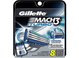 Lame Gillette Mach3 Turbo, 8 Pezzi