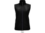 Sols 02888 | Damen Race Bodywarmer Donna Softshell - Idrorepellente - Colore: Nero - Taglia: Xl