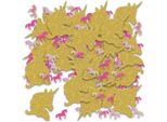 Coriandoli Da Tavola Unicorno Rosa-Oro 70 G - Taglia Unica