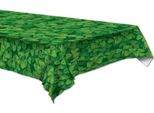Tovaglia Di San Patrizio Con Decorazione A Forma Di Trifoglio Verde 137 X 274 Cm - Taglia Unica