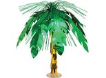 Decorazione Da Tavolo Palma Hawaiana Verde-Marrone 46Cm - Taglia Unica