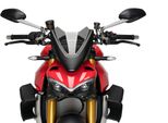 Cupolino Puig Naked Sport Fumè Chiaro Omologato Abe Per Ducati