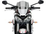 Cupolino Puig Naked Sport Fumè Chiaro Omologato Abe Per Triumph