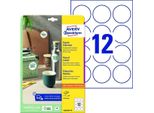 Avery Zweckform 6226REV-10 Etichette Di Identificazione Avery Zweckform, Diametro: 60 Mm
