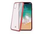 Celly Laser Matt Custodia Per Cellulare 14,7 Cm (5.8") Cover Rosso, Trasparente"