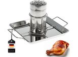 Arrosto Di Pollo Bremermann / Con Contenitore Per Aromi, In Acciaio Inox Ca. 24,5 X 18,5 Cm