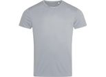 Stedman ST8000 | Maglietta Sportiva Attiva A Girocollo + ACTIVE-DRY - Colore: Grigio Argento - Taglia: 3XL