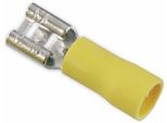 Presa Piatta, 6,3 Mm, 6 Mm², Parzialmente Isolata, Giallo, 10 Pezzi