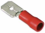 Spina Piatta, 6,3 Mm, Rosso, 10 Pezzi