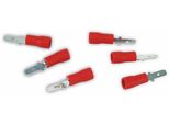 Spina Piatta, 2,8 Mm, Rosso, 10 Pezzi