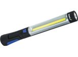 Torcia Elettrica A Batteria 3W Cob Led + 3W Led, Alimentatore Usb Per 230V E 12V Dedra L1023