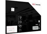 Lavagna In Vetro Nera Magnetica 120X90 Cm Classic + Gratis